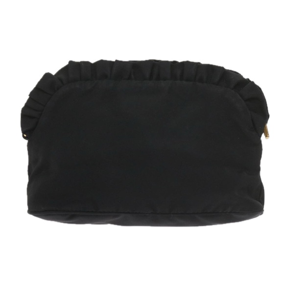 PRADA Pouch Nylon Black Auth yb445 - Picture 2 of 16
